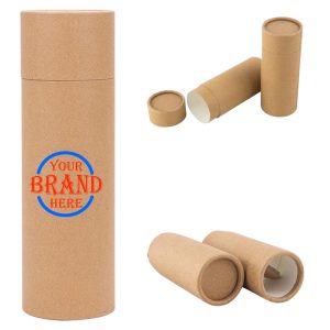 0.3 Oz Kraft Lip Balm Tube Packaging