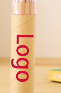 High Bucket Colored Pencil With Pencil Sharpener