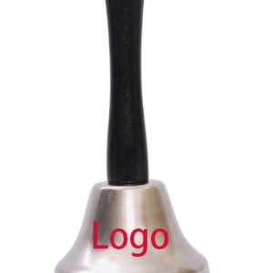 Silver Large Wooden Hand Rattle