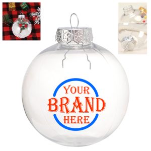 Round Plastic Ornament Christmas Decoration Ball