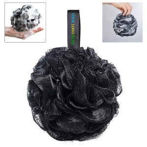 0.59Inch Wide Strap Loofah Charcoal Bath Sponge